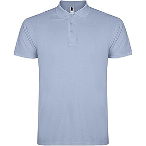 Star short sleeve mens polo