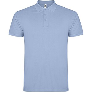 Star short sleeve mens polo