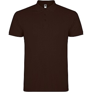 Star short sleeve mens polo