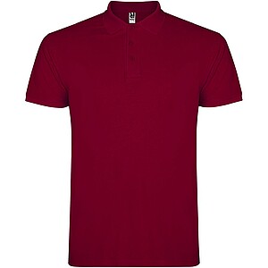 Star short sleeve mens polo