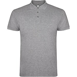 Star short sleeve mens polo