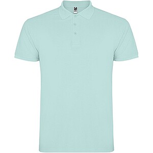 Star short sleeve mens polo