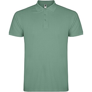 Star short sleeve mens polo