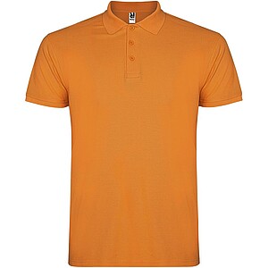 Star short sleeve mens polo