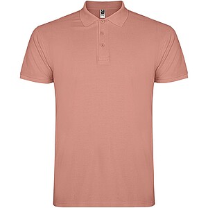 Star short sleeve mens polo