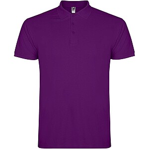 Star short sleeve mens polo