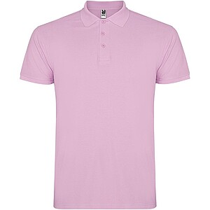Star short sleeve mens polo