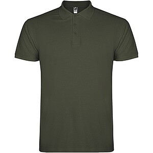 Star short sleeve mens polo