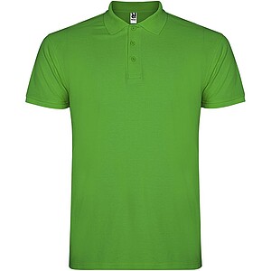 Star short sleeve mens polo