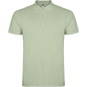 Star short sleeve mens polo