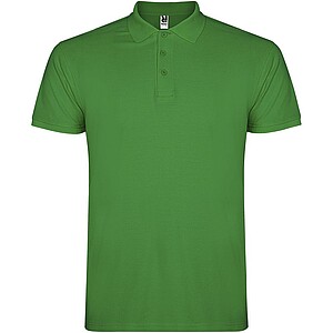 Star short sleeve mens polo