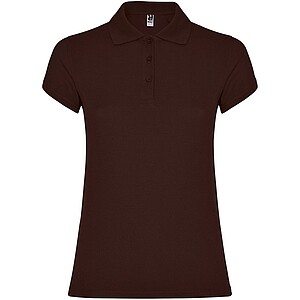 Star short sleeve womens polo