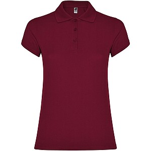Star short sleeve womens polo