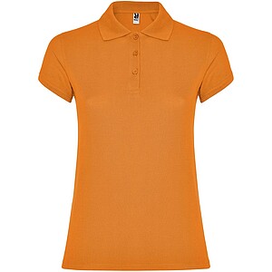 Star short sleeve womens polo