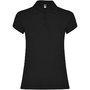 Star short sleeve womens polo