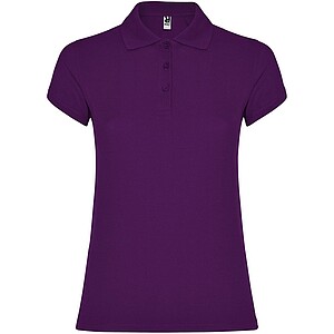 Star short sleeve womens polo