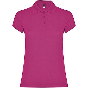 Star short sleeve womens polo