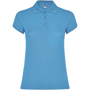 Star short sleeve womens polo