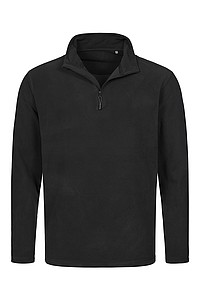 Stedman Active Fleece Half Zip Jacket, black, L