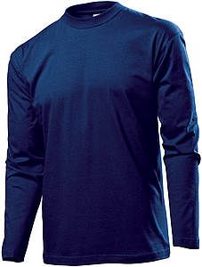 Stedman Classic-T Long Sleeve Men, navy blue, L
