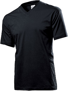 Stedman Classic-T V-neck Men, black, L