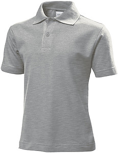 Stedman Polo Junior, grey heather, M