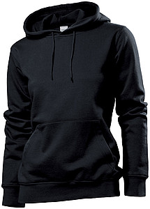 Stedman Sweatshirt Hooded Women, black, S