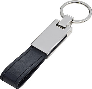 Steel key chain with PU loop