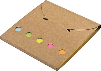 Sticky markers, natural look, brown