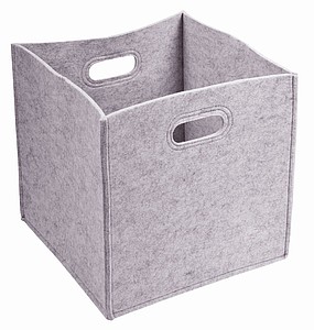 Storage bag"Hygge", felt light grey
