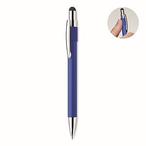 Stylus spinner pen, royal blue