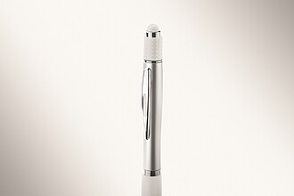 Stylus spinner pen, white