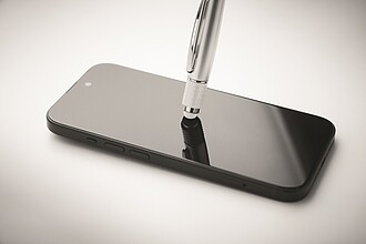 Stylus spinner pen, white