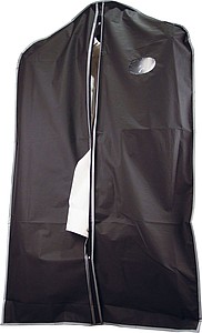 Suit cover made of PEVA, black