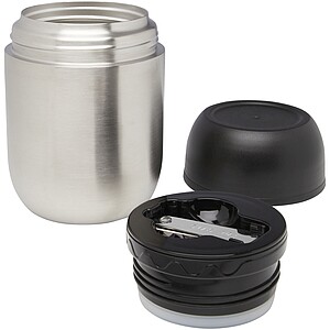 Supo 480 ml double-walled lunch pot, silver