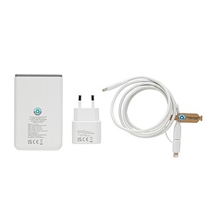 Surge RCS recyled PET 20W type C 3 pcs charging set, black