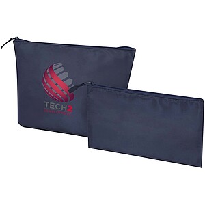 Swift GRS recycled toiletry bag set, navy