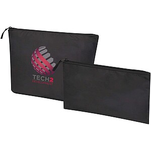 Swift GRS recycled toiletry bag set, solid black