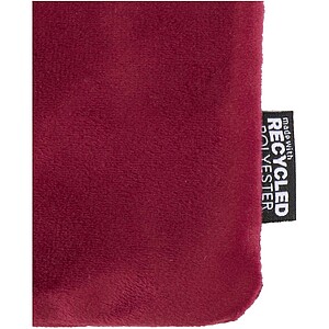 Swift GRS recycled velvet toiletry bag set, burgundy