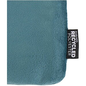 Swift GRS recycled velvet toiletry bag set, deep sea green