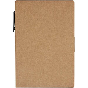 Swift sticky notes booklet with ballpoint pen, natural