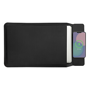 Swiss Peak 15W magnetic charging laptop sleeve 14-15,6