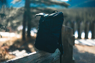 Swiss Peak Aware™ RPET Leonard 15.6 inch laptop backpack, black