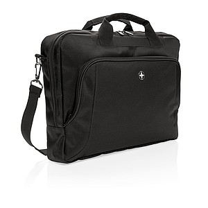 Swiss Peak deluxe 15” laptop bag, black