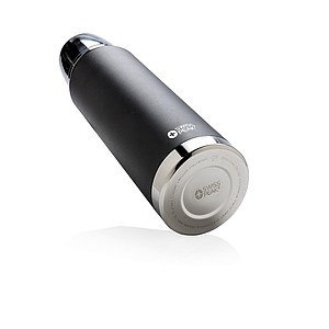 Swiss Peak Elite 1L copper vacuum flask, black