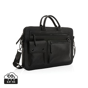 Swiss Peak GRS recycled PU 14 inch laptop bag