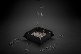 Swiss Peak RCS recycled PU foldable magnetic storage tray