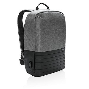 Swiss Peak RFID anti-theft 15" laptop backpack, grey