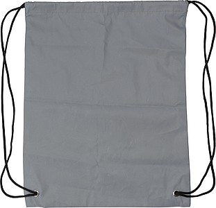 Synthetic fibre (190D) reflective drawstring backpack