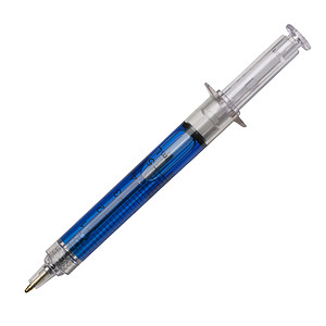 Syringe ballpenPale blue